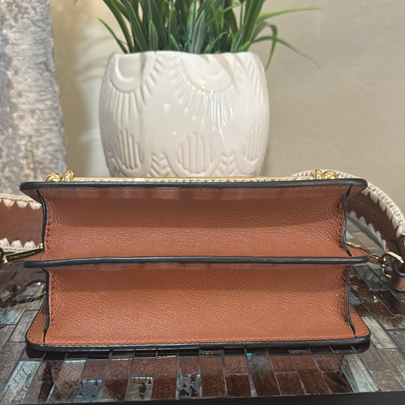 Strathberry Mini East/West Crochet Stitch Leather Shoulder Bag - Picture 13 of 13